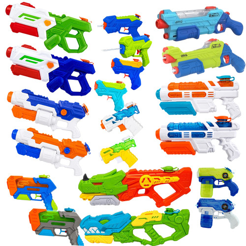 Kids transparent water guns - water,