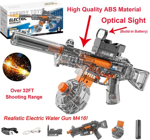 Electric water gun m416 squirt - water,