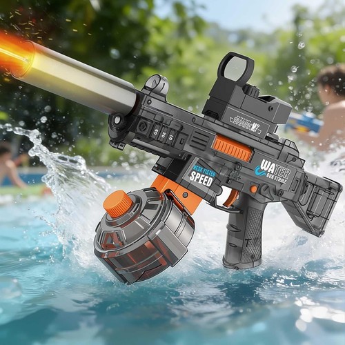 Electric water gun m416 squirt - water,